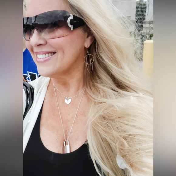 Tiffany & Co. Heart Padlock Lock Necklace 16" Sterling Silver 925 - Picture 8 of 9